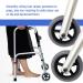 Walker Front Wheels Replacement Feet - Elderly & Disabled Folding Roller Accessories (5 Wheel) - Buy Online on GoSupps.com