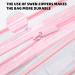MOCOCITO Clear Toiletry Bag Set for Women & Men | 8 Bottles Included | EU & UK Hand Luggage Approved (Pink) - Buy Online on GoSupps.com