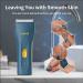 OPENBEAUTY Mini Portable Body Groomer Trimmer - USB Rechargeable & Waterproof, for Men & Women - Electric Beard & Pubic Hair Shaver - Blue - Buy Online on GoSupps.com