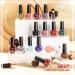 Glamonade Nail Polish Set - 15 Cool Colors | 10-Free Non Toxic Formula | 0.24 oz Bottles | Rounded Brush Design | Ideal for Beginners - Buy Online on GoSupps.com