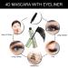 4D Silk Fiber Eyelash Mascara & Liquid Eyeliner Set - Waterproof, Smudge-Proof, Long-Lasting Cosmetics for Dramatic Extension, Thickening, and Lengthening - Achieve Natural Voluminous Look - Buy Online on GoSupps.com