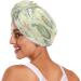 Sea Fish & Turtles Dry Hair Cap - Quick Drying 2 Piece Towel Set with Button Headband Super Absorbent & Soft - Buy Online on GoSupps.com