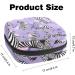 Zebra Pattern Menstrual Cup & Napkin Storage Bag - Purple Multicoloured 08 - Buy Online on GoSupps.com