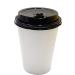 Neverwashadish Disposable Paper Coffee Hot Cups with Lids for Serving Hot Drinks at Kiosks Shops Cafes and Concession Stands - 12 Oz - Pack of 100 100 Pack 12 Oz. - Buy Online on GoSupps.com