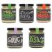 BeSaucy Vegan Mayo Jar Pick N Mix - Choose From 5 Flavours | Basil Black Truffle Dill & Gherkin Garlic Smoked Chipotle Vegan-Mayonnaise - Pack of 2 x 180g Glass-Jar
