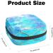 Mermaid Blue Fish Scales Period Bag | Sanitary Napkin Storage & Travel Makeup Pouch - GIAPB Color4988 - Buy Online on GoSupps.com