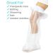 Vive Waterproof Leg Cast Cover - Adult Reusable Shower Protector for Broken Foot, Ankle, Knee, Toe - Sealed Watertight Anti-Slip Design - Buy Online on GoSupps.com