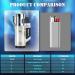 Torch Lighter 2 Pack Triple Jet Lighter Refillable Butane Lighter Fluid Gas Lighter 3 Flame Windproof Lighter--Butane Not Included (Black  Silver) - Buy Online on GoSupps.com