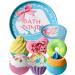 AOFMEE bombs gift set 6PCs bathing balls gifts for women girlfriend children children gift for mom bathing bath bubble bath bathing additive children bathing ball for birthday Christmas Valentine's Day