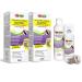 PEDIAKID - Traitement complet Bal pou anti-poux et lentes - 1 Shampoing Anti-Poux et Lentes 200 ml + 1 Spray R pulsif 100 ml + 1 peigne - Lot de 2