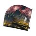 Fireworks Pattern SamLng Coral Velvet Dry Hair Cap | Ideal for Home Travel Pool Parties & More - Buy Online on GoSupps.com