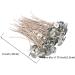 100pcs CD 4 Pre-Waxed Candle Wicks for Soy Candles - 6 Inch Thick Wick with Base for Candle Making - Buy Online on GoSupps.com