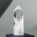 Runyangshi Large Clear Quartz Healing Crystal Wand 4.72"-5.11" Crystal Tower 6 Faceted Single Point Crystal Prism Wand Natural Quartz Stones for Meditation Reiki Chakra Therapy Home Decor Gift Clearquartz