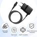 Chargeur Rasoir 15V pour Philips HQ8505 Alimentation pour Rasoir lectrique et Tondeuse Compatible S rie 3000 5000 7000 9000 OneBlade QP6510 QP6520 MG7720 MG7710 BT5509 C ble 1.5M Noir - Buy Online on GoSupps.com