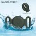 Vancle 2-Pack Airtag Dog Collar Case | Waterproof Silicone Protective Cover for Pets | Black & Dark Green Loop Holder - Buy Online on GoSupps.com