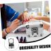 Nail Art Storage Box Drill Organiser Manicure Drill Box Storage Box for Manicure Polisher Nail Drill Organiser Tool Holder Zinc Alloy Grinding 9.00X7.50X6.00CM silver - Buy Online on GoSupps.com