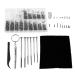 Jikoiuty Eyeglass Repair Kit Sunglasses Repair Kit With Nose Pads Screws Screwdriver Tweezers FOR Watch Clock Glasses Repair