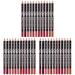 SOESFOUFU 36 Pcs Waterproof Lip Liner Pencil Black Eyeliner Pencils Lipliners Lip Liner Cold Brew Wooden