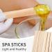 DecBlue Wooden Wax Sticks 300 Pcs - Hair Removal Spatulas in S M L Sizes for Body, Legs, Facial - Craft Sticks 300Pcs - Buy Online on GoSupps.com