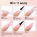Gellen Nail Polish Set - 6 Nude Pink Color Gel Nail Polish Quick Dry Nail Polish Air Dry Nail Polish Nail Art Designs DIY Home Gel Manicure Set Ballerina Slippers - Buy Online on GoSupps.com