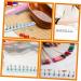 FOMIYES 2 Sets Fake Nails Nail Tools Press on False Nails Holder Nail Display Stand Nail Stands Press on Nail Holder Nail Holder for Painting Nails Base Piece Easel Metal Artificial - Buy Online on GoSupps.com