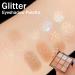 9-Color Glitter Eyeshadow Palette for Women - Shimmer Eye Makeup in Gold, White & Pink - Highly Pigmented Eyeshadow Palette for Girls - Glitter Eye Makeup (#01) - Buy Online on GoSupps.com