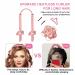Silk Heatless Hair Curlers for Long Hair - Ribbon Design with Clips and Scrunchie - Overnight Soft Curls Headband - Pink - Buy Online on GoSupps.com