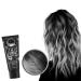 Easy-topbuy hair color thermochronic color change Wonder dye hair color fashion hair color unisex diy hair color semi permanent paint magical hair color dye cream (black to silver) gray