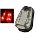 JOYASUS Tactical Helmet Light Waterproof Airsoft Helmet Green Red Strobe Light Lamp Black (Red Light)