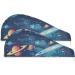 Starry Sky Planets Hair Towel 2 Pack | Super Absorbent Quick Dry Hair Turbans for Women & Girls | Stylish & Functional Head Towel - Buy Online on GoSupps.com