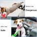 Nutabevr Adjustable Dog Car Belt - 2-Piece Safety Strap with Elastic Jerk Damping & Strong Carabiner - Perfect for Dogs & Cats - Buy Online on GoSupps.com