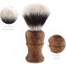 Haryali London Synthetic Silvertip Shaving Brush - Wooden Handle for Extra Lather - Ideal for Shaving Creams and Soaps - Buy Online on GoSupps.com
