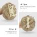 FESHFEN Messy Bun Hair Piece Pale Ash Blonde Curly Wavy Clip-On Chignon Scrunchie - Women's Synthetic Updo Hairpiece - Buy Online on GoSupps.com