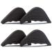 2 Pairs Shoe Filler Toe Inserts for Shoes Too Big Shoe Fillers for Too Big Shoes Shoe Fillers (Black, 2 Pair)