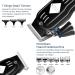 Kuxssul Professional Men's Hair Clipper and Trimmer Kit Electric Shaver Beard Foil Shaver Razor for Home/Barber/Salon Black - Buy Online on GoSupps.com