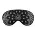 Black Paisley Sleep Mask for Women Adjustable Sleeping Eye Shades Cover with Elastic Strap