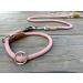 Leisegr n Devon Adjustable Paracord Dog Collar - Pink Nylon Collar for Medium Dogs - Palish Rose - Buy Online on GoSupps.com