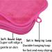 Bloom Makeup Remover Cloths Reusable Microfiber Face Cleaning Cloths Pink (5x5 inch 6 Pack) for Effortless Makeup Removal - Buy Online on GoSupps.com