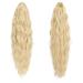 Buy 65cm Platinum Blonde Long Braid Ponytail Hair Extension - Curly Synthetic Clip-In for Women - Buy Online on GoSupps.com