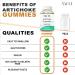 VAITE Artichoke Gummies - 1600mg Cynara Leaf Extract for Digestive Health & Antioxidant Support - Gluten-Free & Vegan - 60 Chews for Daily Cleanse & Skin Care - Buy Online on GoSupps.com
