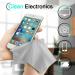 40 Pcs Microfiber Cleaning Cloths - Reusable 7x6 Inch Grey for Lenses Glasses Screens & Electronics - International Shipping Available - Buy Online on GoSupps.com