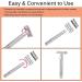 Coniya Razor Grip for Double Edge - Stainless Steel Safety Razor Handle for Mustache Removal | Premium Manual Shaving Tool Accessories - Buy Online on GoSupps.com