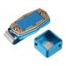 Patikil magnetic billiards container aluminum alloy billiard queue circular tip with a belt clip for snooker sports accessories blue