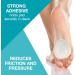 Steins 1/4 Adhesive Felt Metatarsal Foot Pads - Reducing Pain & Pressure on Ball of Foot - Long-Lasting Protection - 6 Count - Buy Online on GoSupps.com