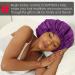 COMFYROLL Silk Satin Bonnet - Double Layered Cap for Curly Hair Protection - Buy Online on GoSupps.com