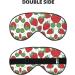 Buy SSIMOO Strawberry Pattern Ultra-Soft Light-Blocking Eye Mask for Restful Sleep - International Shipping Available - Buy Online on GoSupps.com