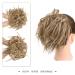 Tousled Updo Messy Bun Hairpiece - Synthetic Hair Extension Ponytail for Women - Light Brown Mix Natural - 12H24 - Buy Online on GoSupps.com