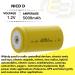 Exell 3x D Size 1.2V 5000mAh NiCD Rechargeable Batteries | Ideal for Flushometers Sinks Sanitizers & More - International Shipping - Buy Online on GoSupps.com