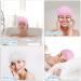 Jeffdad 4-Piece Sleeping Hair Network: Adjustable Mesh Bonnet & Night Hat for Women - Soft Elastic Chef Caps in Pink & White - Buy Online on GoSupps.com