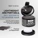 Approach Powder for Men & Women - Dark Gray Hair Sealing Base Powder with Mirror Sponge | Hair Attachment & Shading Concealer for Thin Hair - Buy Online on GoSupps.com